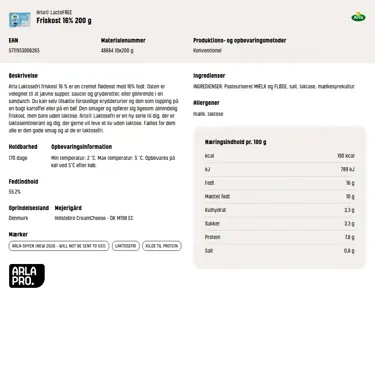 Download produktinformation