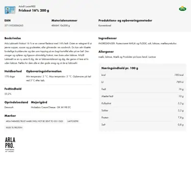 Download produktinformation