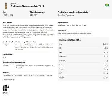 Download produktinformation