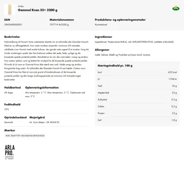 Download produktinformation