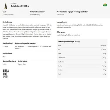 Download produktinformation