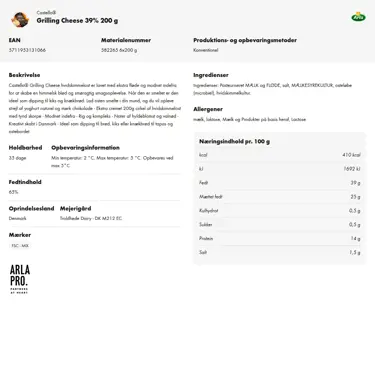 Download produktinformation