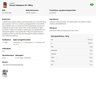 Download produktinformation