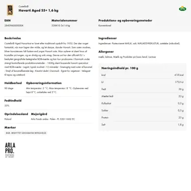 Download produktinformation