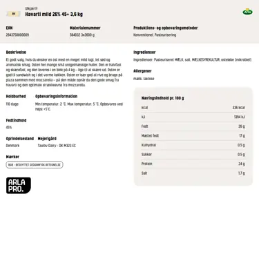 Download produktinformation