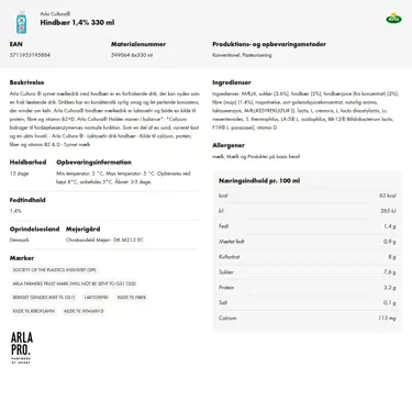 Download produktinformation