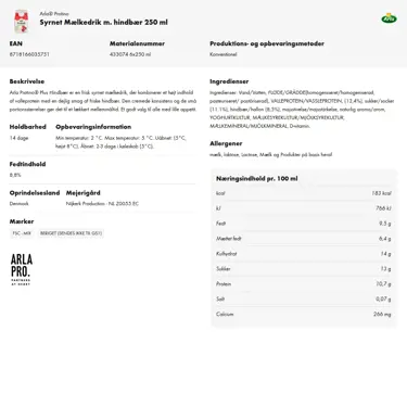 Download produktinformation