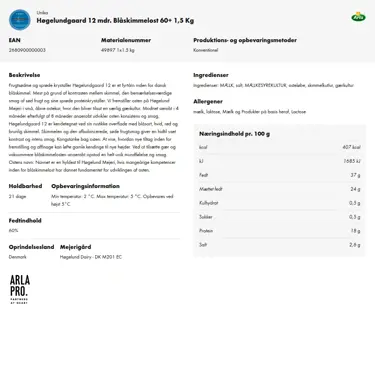 Download produktinformation