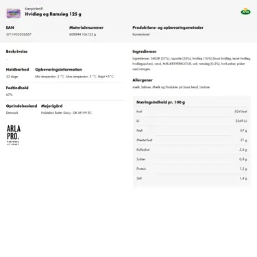 Download produktinformation