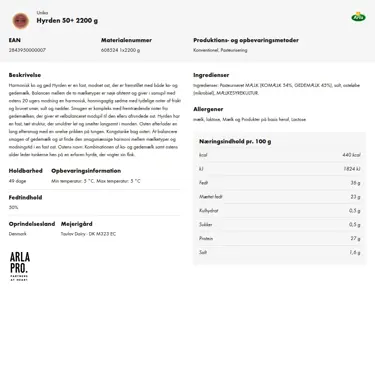 Download produktinformation
