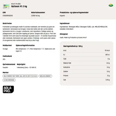 Download produktinformation