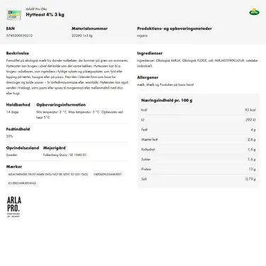 Download produktinformation