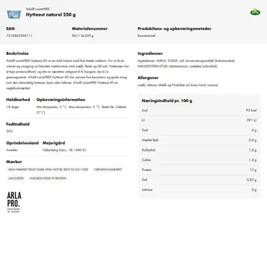 Download produktinformation