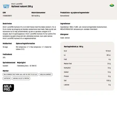 Download produktinformation