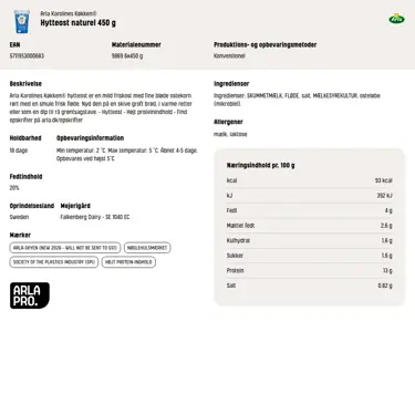 Download produktinformation