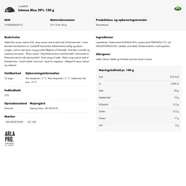 Download produktinformation