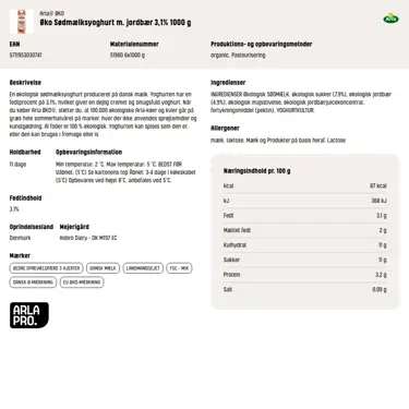 Download produktinformation