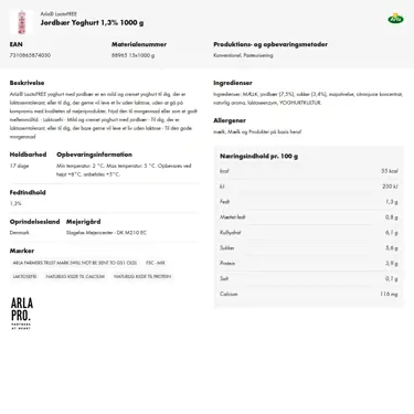 Download produktinformation