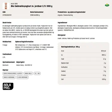 Download produktinformation