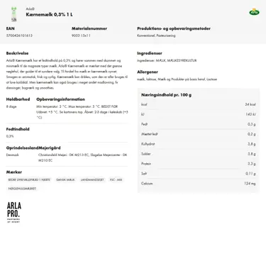 Download produktinformation