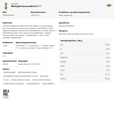 Download produktinformation