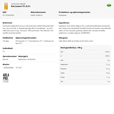 Download produktinformation