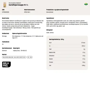 Download produktinformation