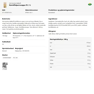 Download produktinformation