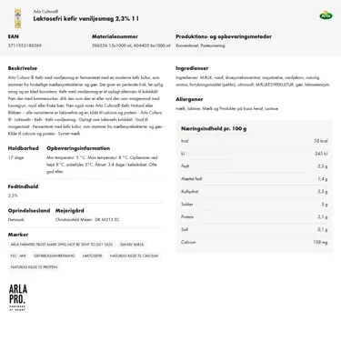 Download produktinformation