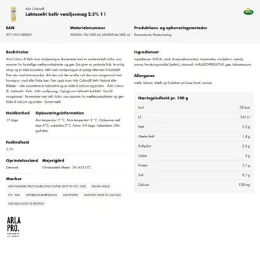 Download produktinformation