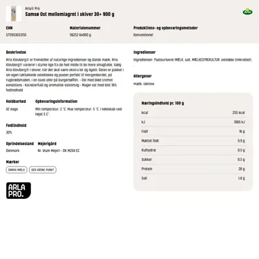 Download produktinformation