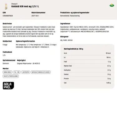 Download produktinformation