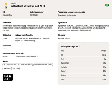 Download produktinformation