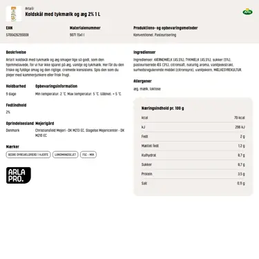Download produktinformation