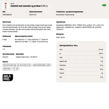 Download produktinformation