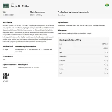 Download produktinformation
