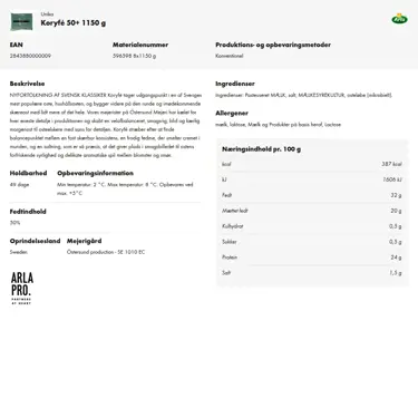 Download produktinformation