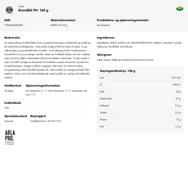 Download produktinformation