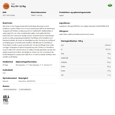 Download produktinformation