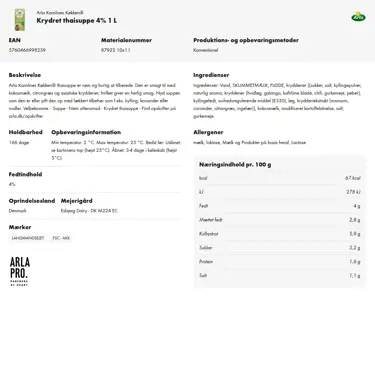 Download produktinformation
