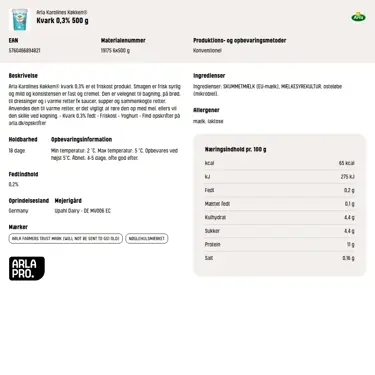 Download produktinformation