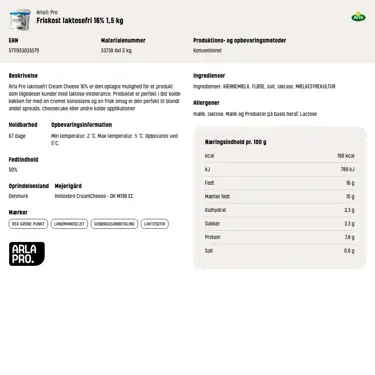 Download produktinformation
