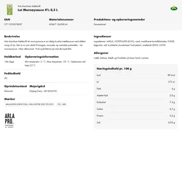 Download produktinformation