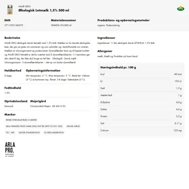 Download produktinformation