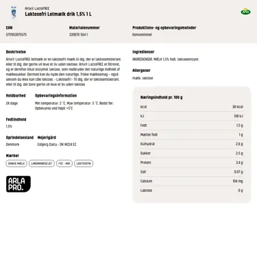 Download produktinformation