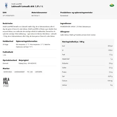 Download produktinformation