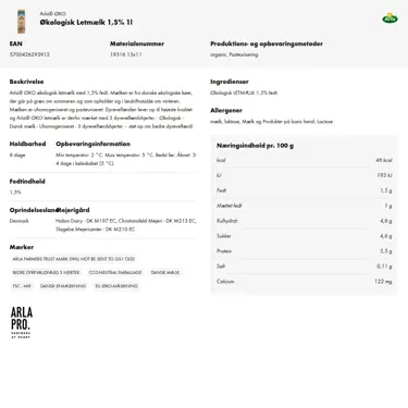 Download produktinformation