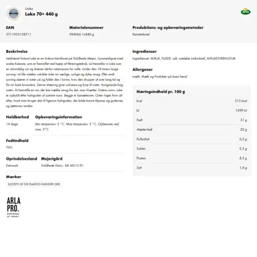 Download produktinformation