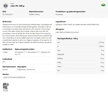 Download produktinformation