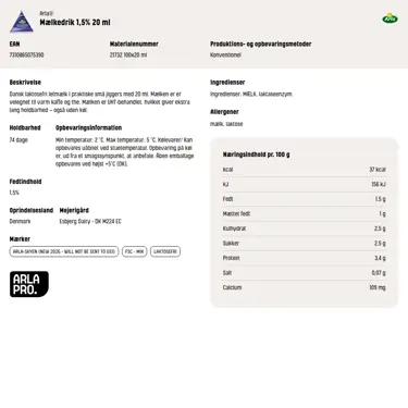 Download produktinformation